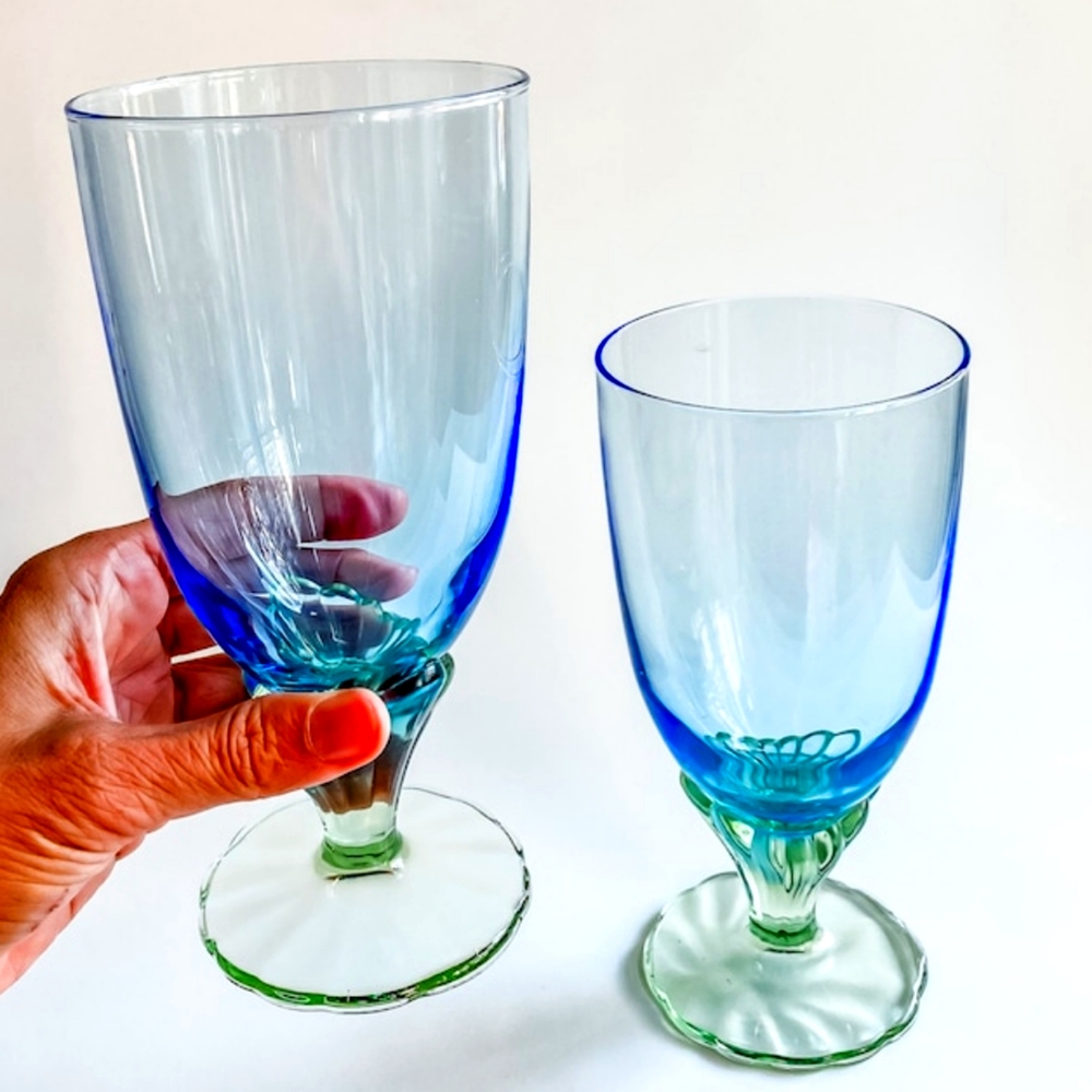 2 Bormioli Rocco Bahia Iced Tea Water Goblets